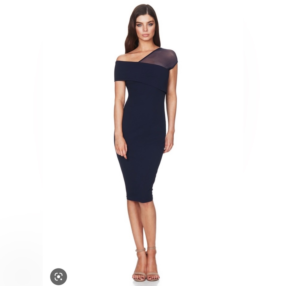 Nookie navy mesh dress!